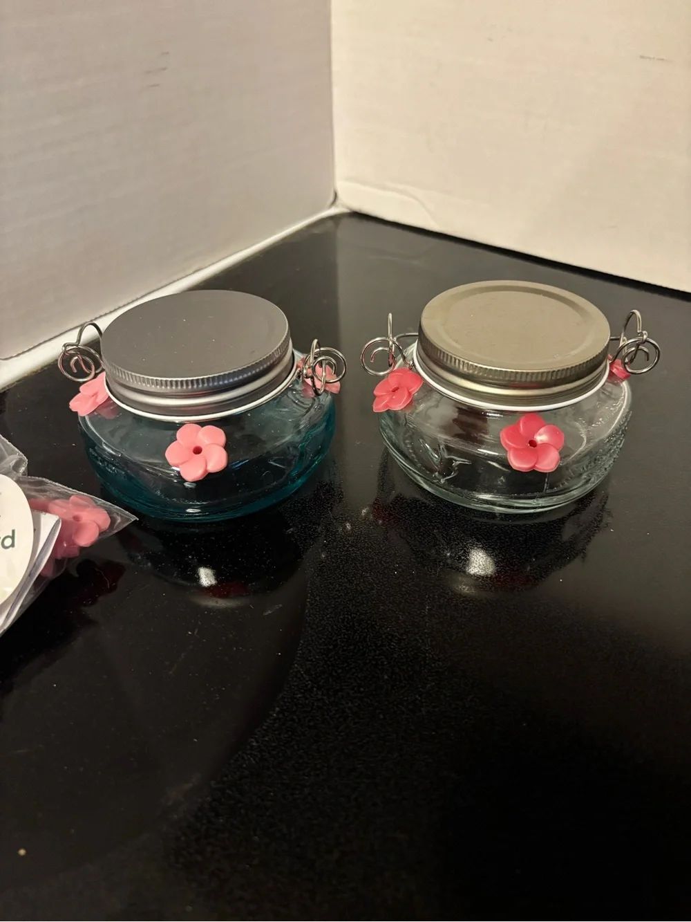 Two new hummingbird feeders